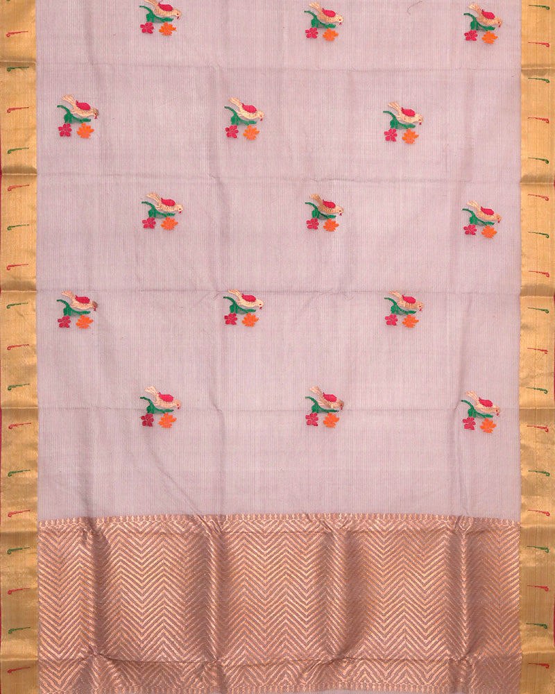 Lilac Kota Silk Saree - PattuCheeralu