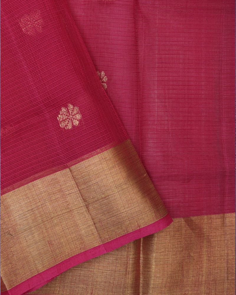 Lilac Kota Silk Saree - PattuCheeralu