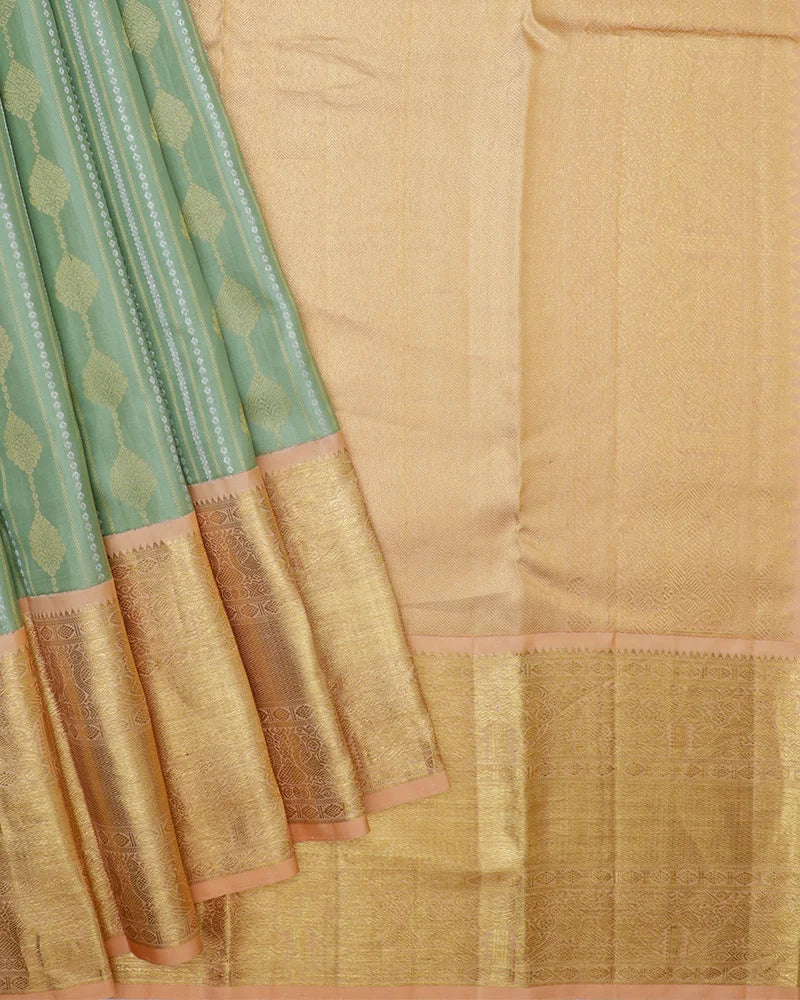 Pastel Kanjivaram Silk Saree - PattuCheeralu