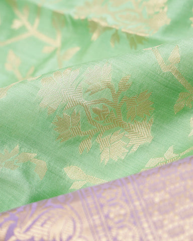 Lalic fancy banarasi silk saree - PattuCheeralu