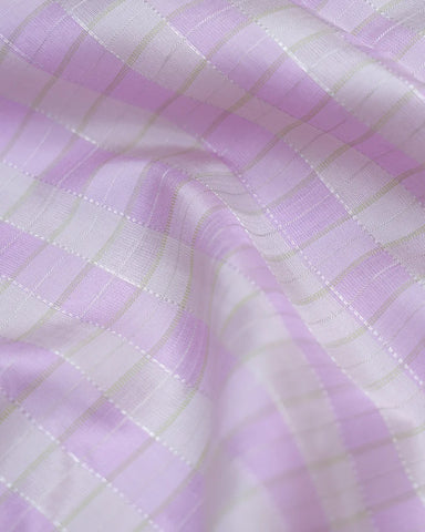 Pastel Lavender Katan Banarasi Silk Saree - PattuCheeralu