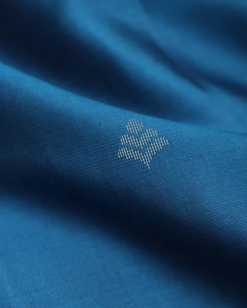 Torque Blue Soft Silk Saree - PattuCheeralu