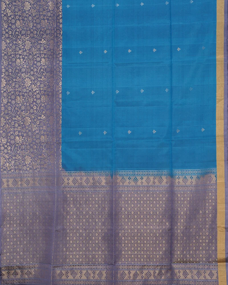 Torque Blue Soft Silk Saree - PattuCheeralu
