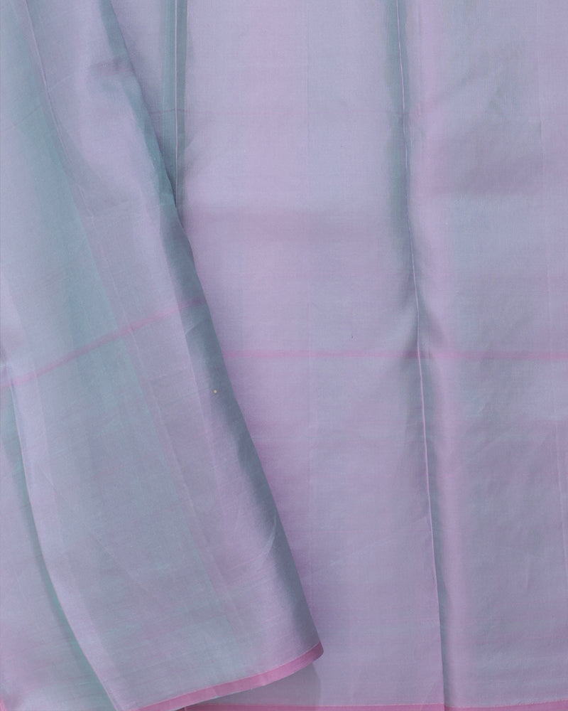 Mint Green Kanchipuram Silk Saree - PattuCheeralu