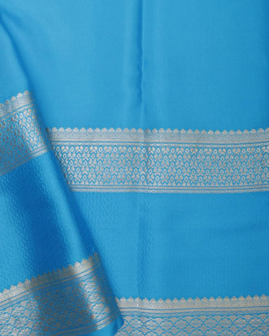 Blue Mysore Saree - PattuCheeralu