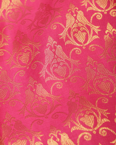 Rani Pink Jeeva Silk Saree - PattuCheeralu