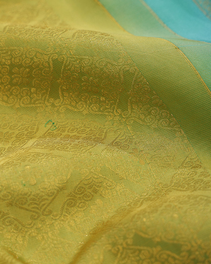 Olive Green Jeeva Silk Saree - PattuCheeralu