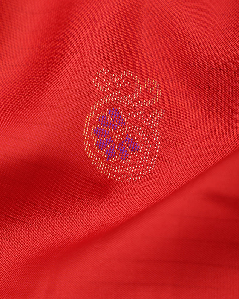 The Dark Red Soft Silk Saree - PattuCheeralu