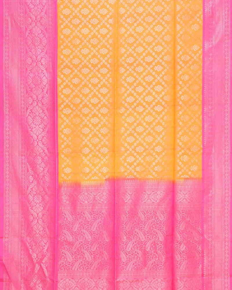 Orange Soft Silk Saree - PattuCheeralu