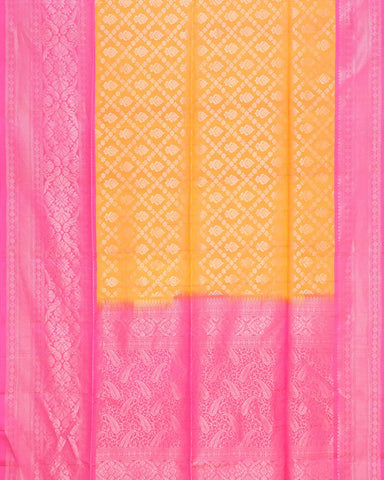 Orange Soft Silk Saree - PattuCheeralu