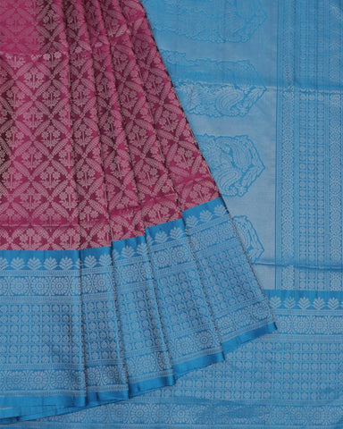 Maroon Soft Silk Saree - PattuCheeralu