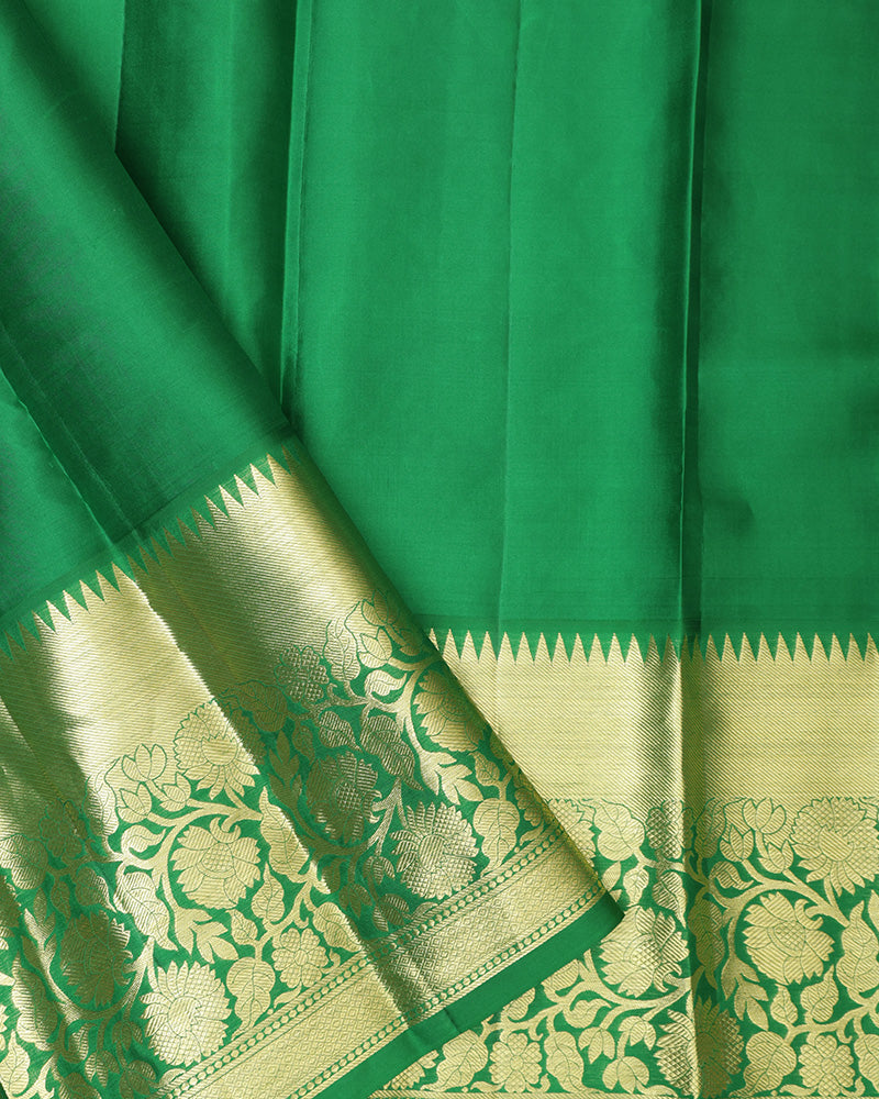 Hot Pink Color Kanjivaram Silk Saree - PattuCheeralu