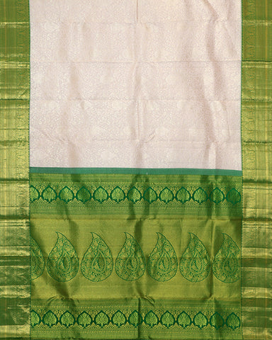 Peach Pink Kanchivaram Silk Saree - PattuCheeralu
