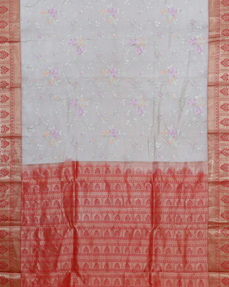 The Mehndi Green Kalamkari Silk Saree - PattuCheeralu