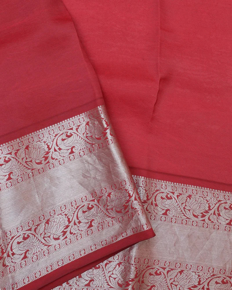 The Orange Kalamkari Silk Saree - PattuCheeralu