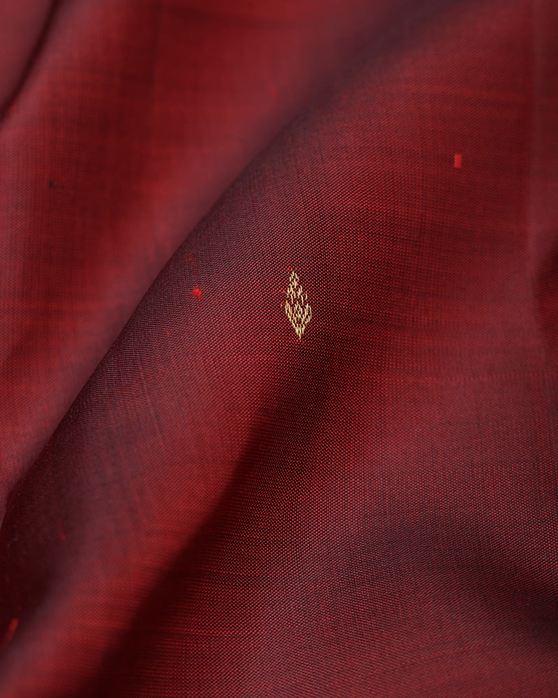 Brown Kanjivaram Saree - PattuCheeralu