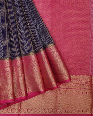 Printed Kanjivaram Silk Saree - PattuCheeralu