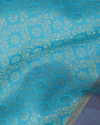 Blue Kanjivaram Silk Saree - PattuCheeralu