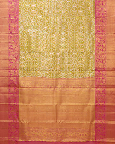 Gold Tissue Kanjivaram Silk Saree - PattuCheeralu