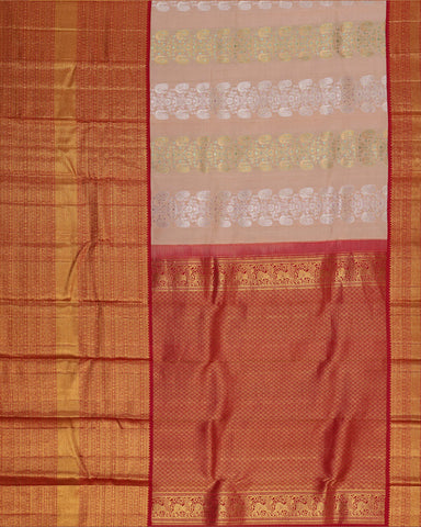 Onion pink kanjivaram silk saree - PattuCheeralu