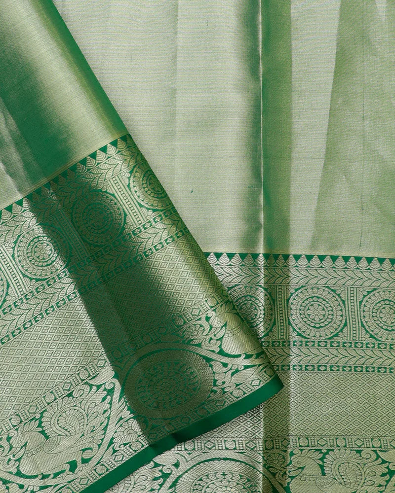 The Lilac Tissue Kanjivaram Saree - PattuCheeralu