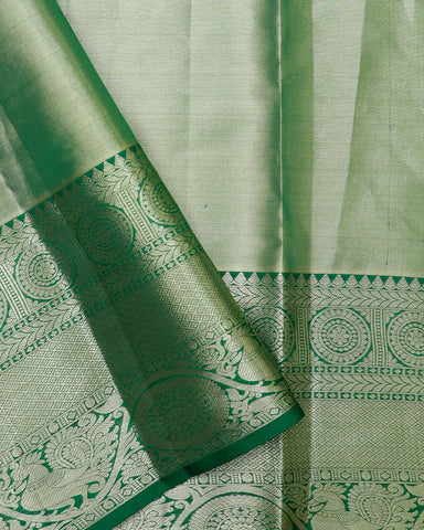 The Lilac Tissue Kanjivaram Saree - PattuCheeralu