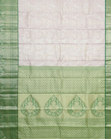 The Lilac Tissue Kanjivaram Saree - PattuCheeralu