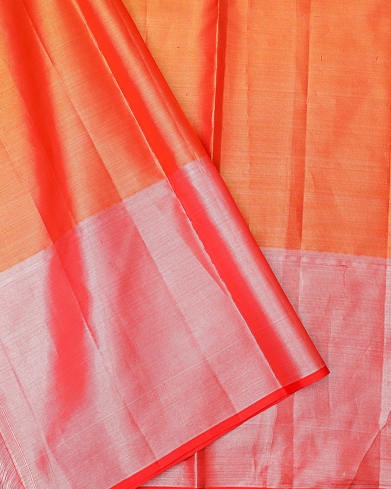 The yellow tissue Kanjivaram silk saree - PattuCheeralu
