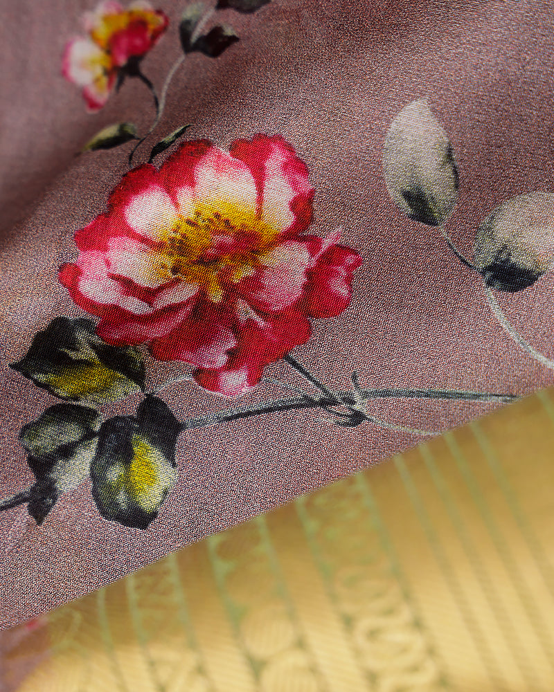Lalic printed kanjivaram silk saree - PattuCheeralu