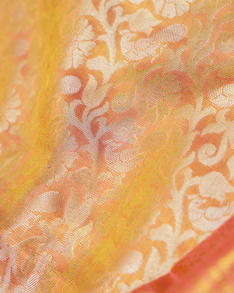 The pink tissue Kanjivaram saree - PattuCheeralu
