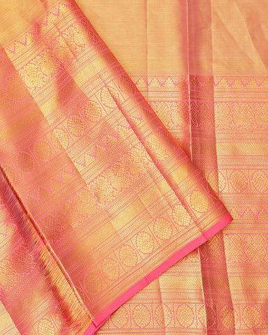 The pink tissue Kanjivaram saree - PattuCheeralu