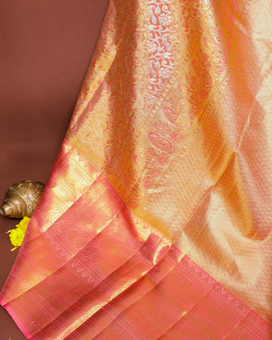 The pink tissue Kanjivaram saree - PattuCheeralu