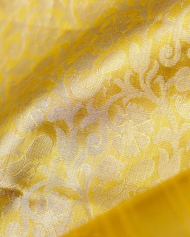 The gold tissue Kanjivaram silk saree - PattuCheeralu
