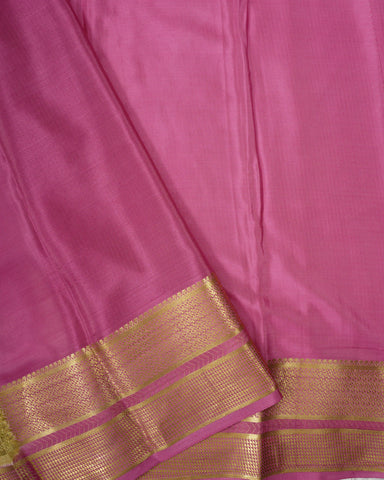 Aqua green Mysore silk saree - PattuCheeralu