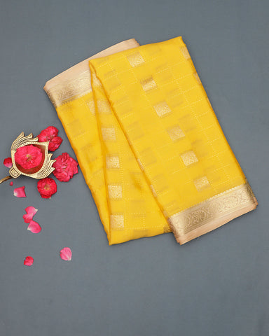 Bottle green Mysore silk saree. - PattuCheeralu