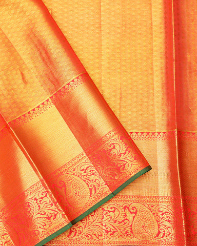 The light green tissue Kanjivaram saree - PattuCheeralu