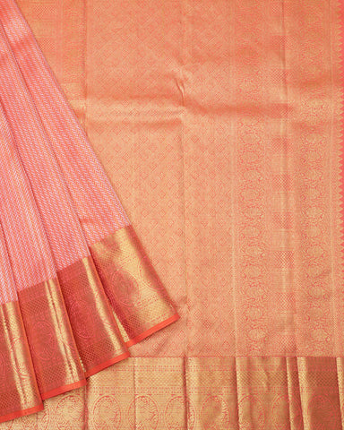 Pink kanjivaram silk saree - PattuCheeralu