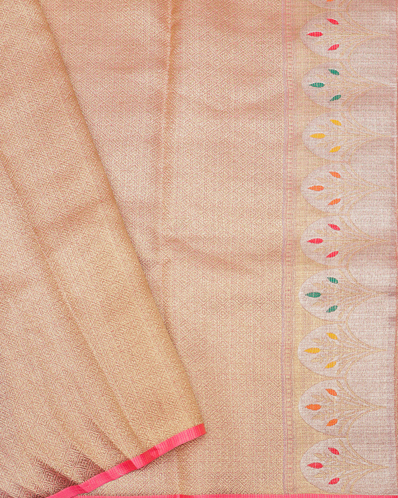 Onion pink kota Fancy saree - PattuCheeralu