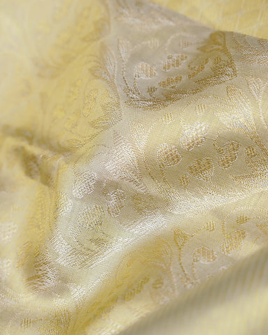 The silver tissue Kanjivaram saree - PattuCheeralu