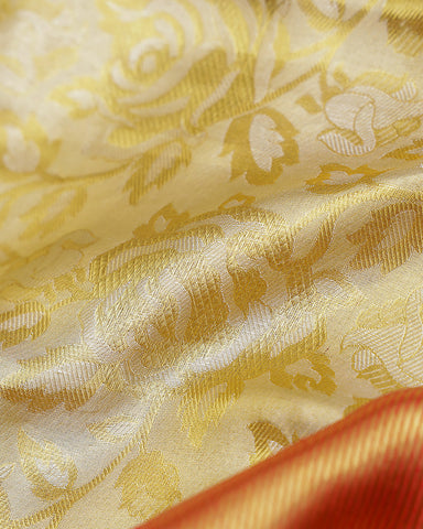 The gold tissue Kanjivaram saree - PattuCheeralu