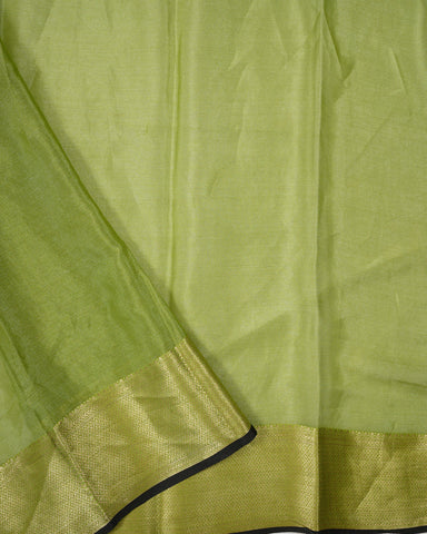 Light green mysore silk saree - PattuCheeralu