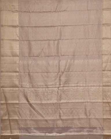 Ivory tissue kanjivaram silk saree - PattuCheeralu