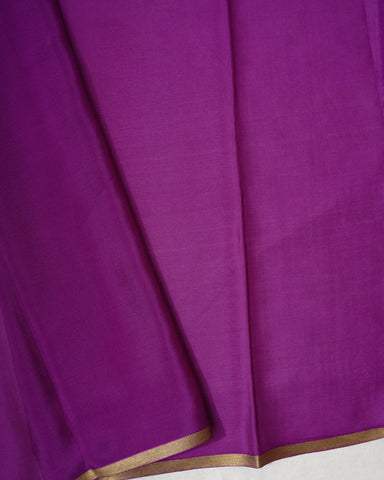 Violet Mysore silk saree - PattuCheeralu
