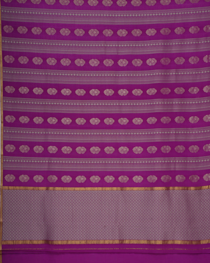Violet Mysore silk saree - PattuCheeralu