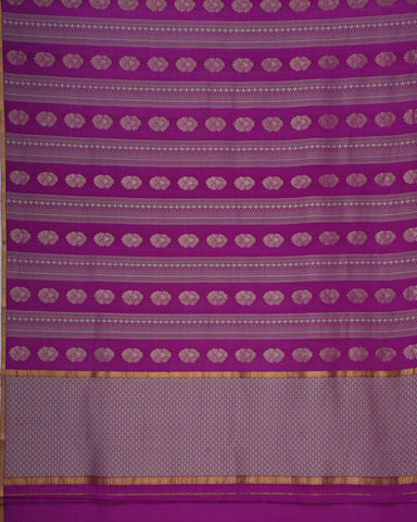 Violet Mysore silk saree - PattuCheeralu