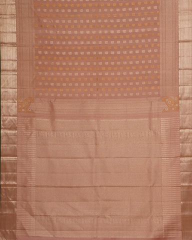Onion pink kanjivaram silk saree - PattuCheeralu