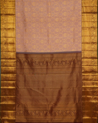 Onion pink kanjivaram silk saree - PattuCheeralu