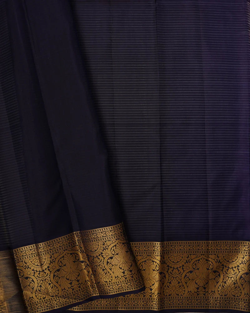 Peach kanjivaram silk saree - PattuCheeralu
