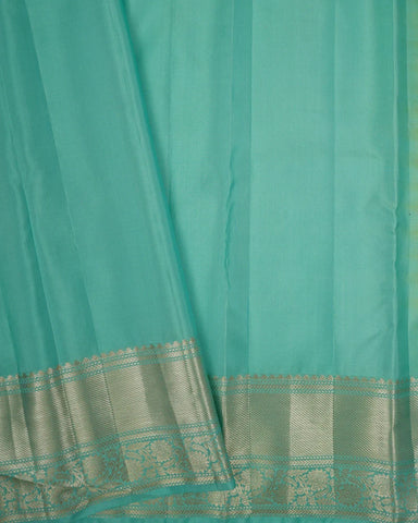 Navy blue kanjivaram silk saree - PattuCheeralu