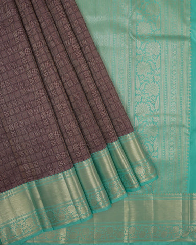 Navy blue kanjivaram silk saree - PattuCheeralu